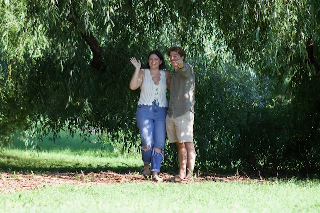 Morgan and Jesse engagement photo
