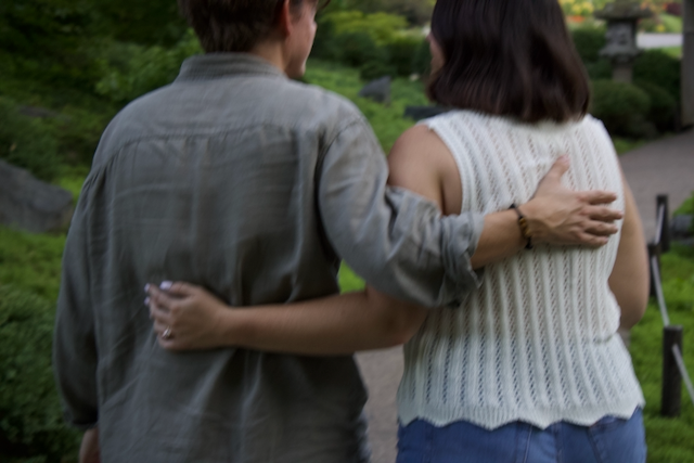 Morgan and Jesse engagement photo