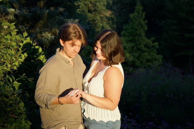 Morgan and Jesse engagement photo