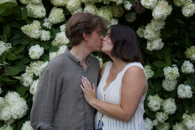 Morgan and Jesse engagement photo