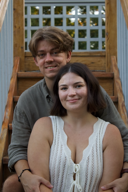 Morgan and Jesse engagement photo