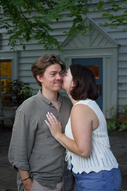 Morgan and Jesse engagement photo