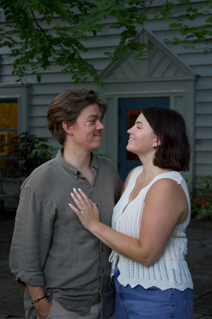 Morgan and Jesse engagement photo