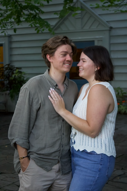 Morgan and Jesse engagement photo