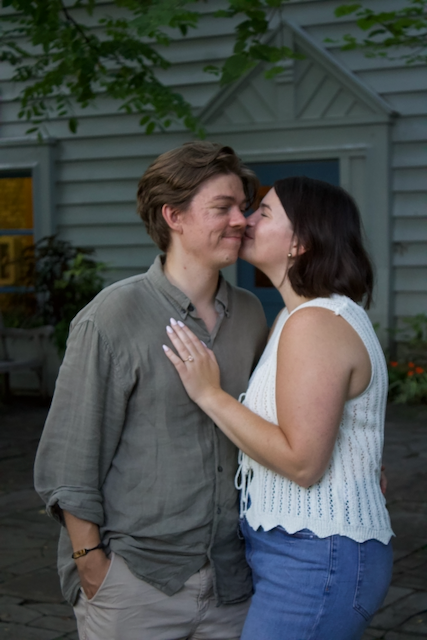Morgan and Jesse engagement photo