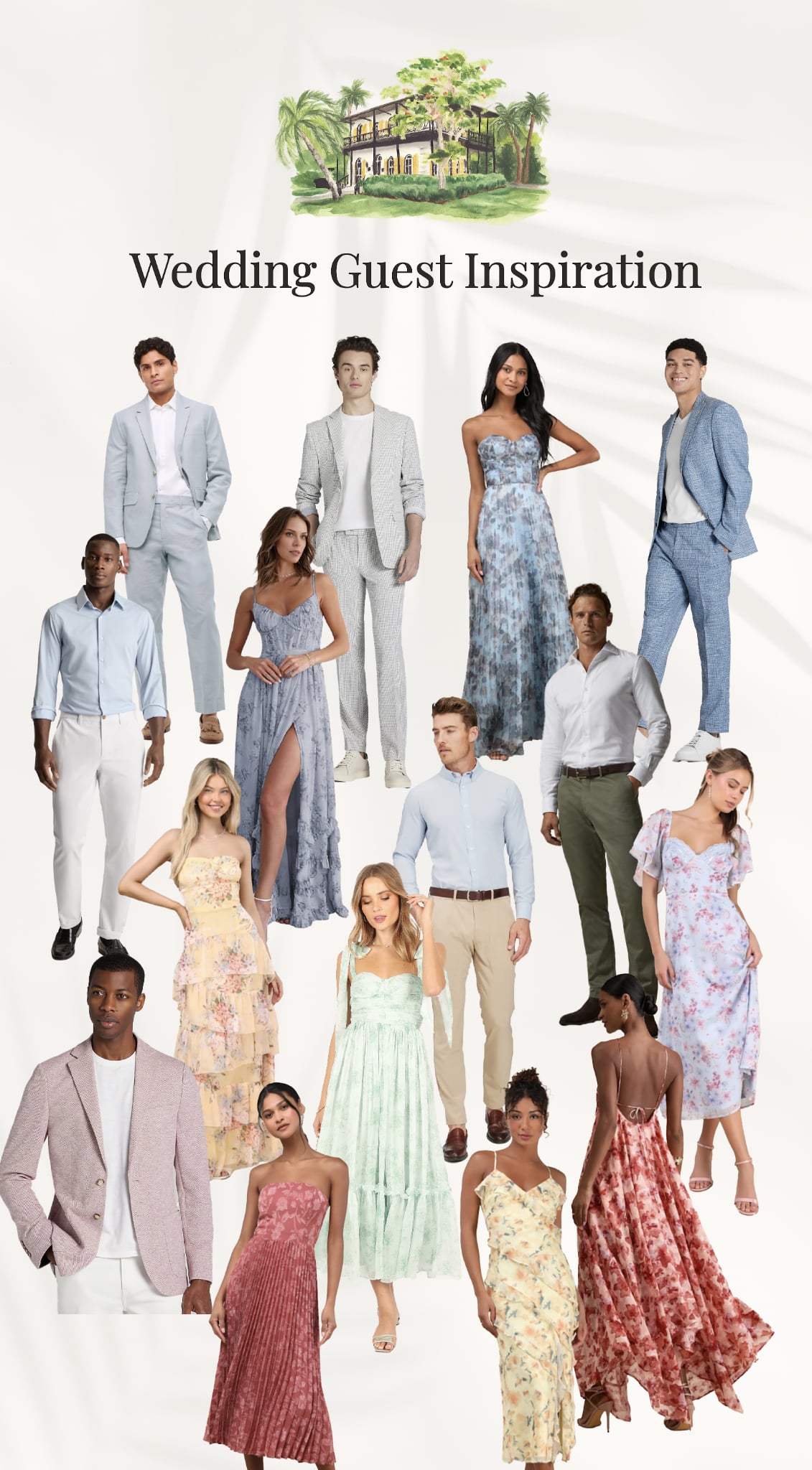 Wedding guest attire inspiration